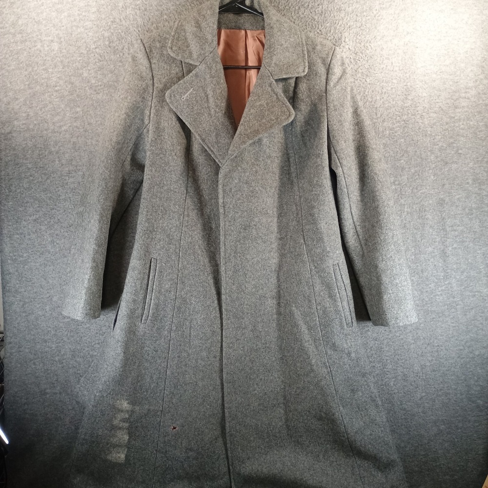Vintage Sears Jr Bazaar Coat Womens 11 Gray Wool‎ Made in USA See Description